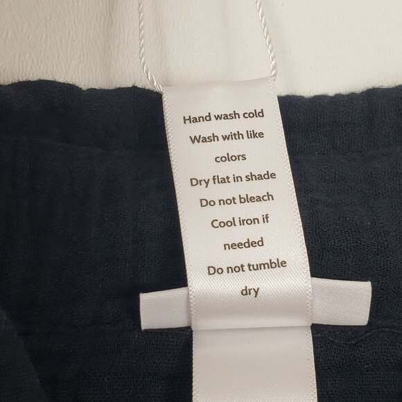 Andie Swim The Corvo Button-Up Women's XS Black Cotton Gauze Beach & Resort Wear - Picture 4 of 16